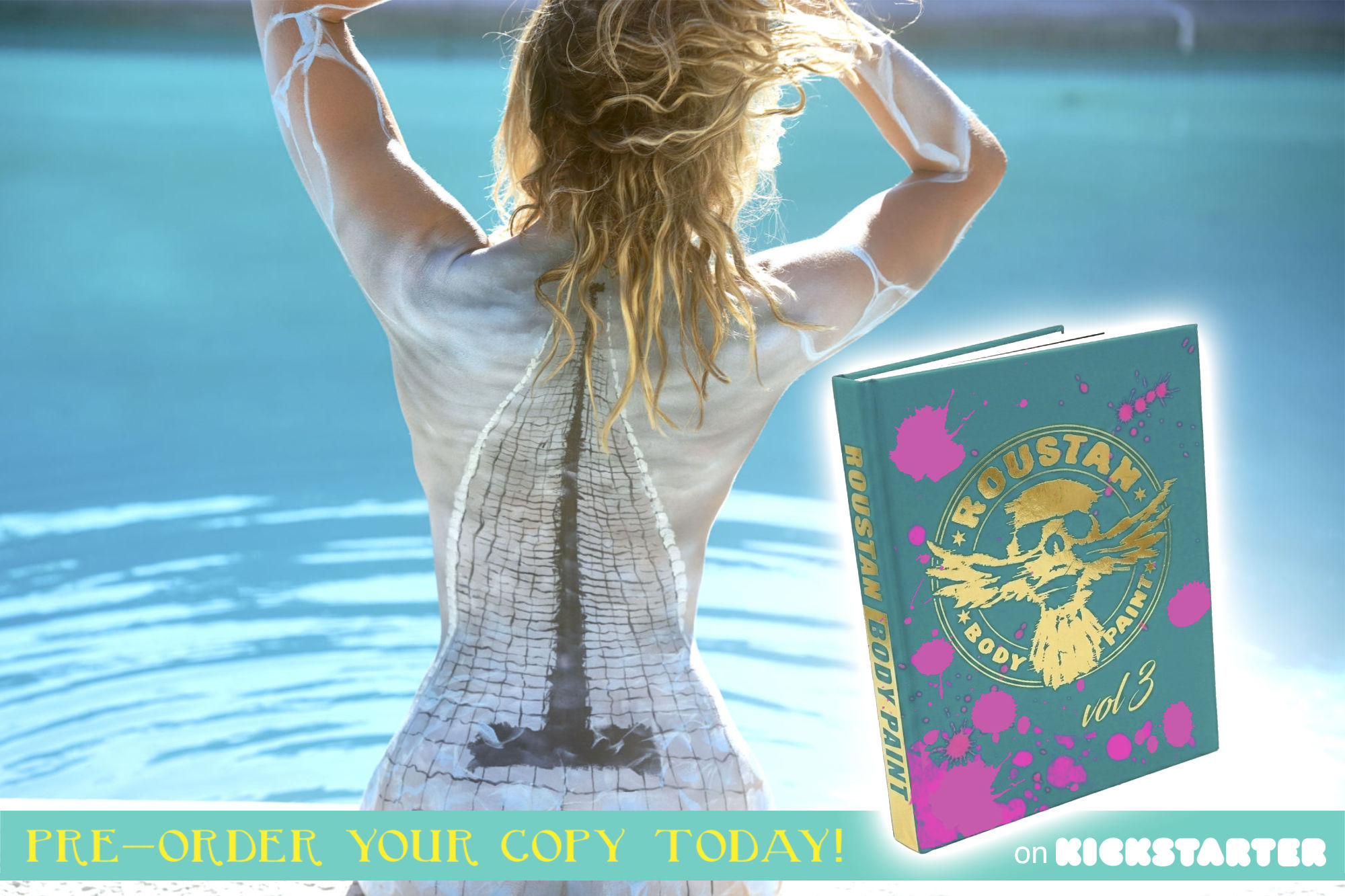 Kickstarter project promo — Body Paint Photography Book by Paul Roustan